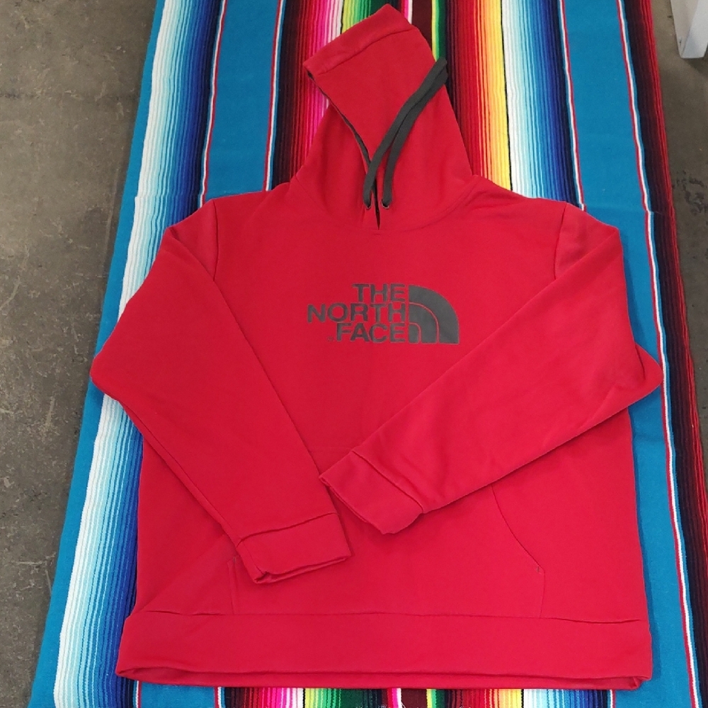 The North Face Men’s Fleece Pullover Hoodie Sweatshirt Red XL